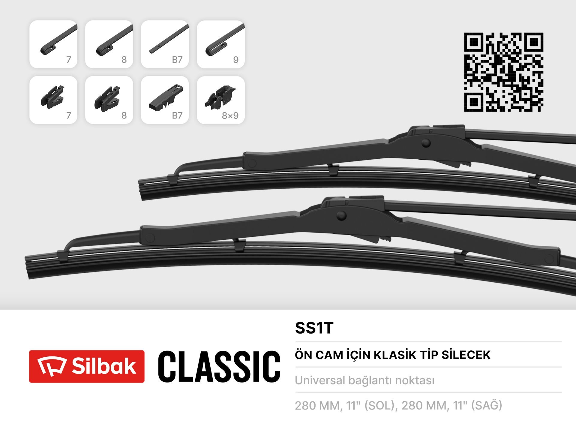 ARKA SILECEK SUPURGESI ( 280 MM ) FIESTA 02>