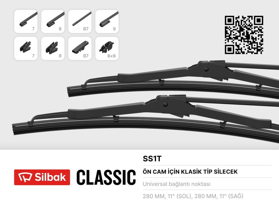 ARKA SILECEK SUPURGESI ( 280 MM ) FIESTA 02>