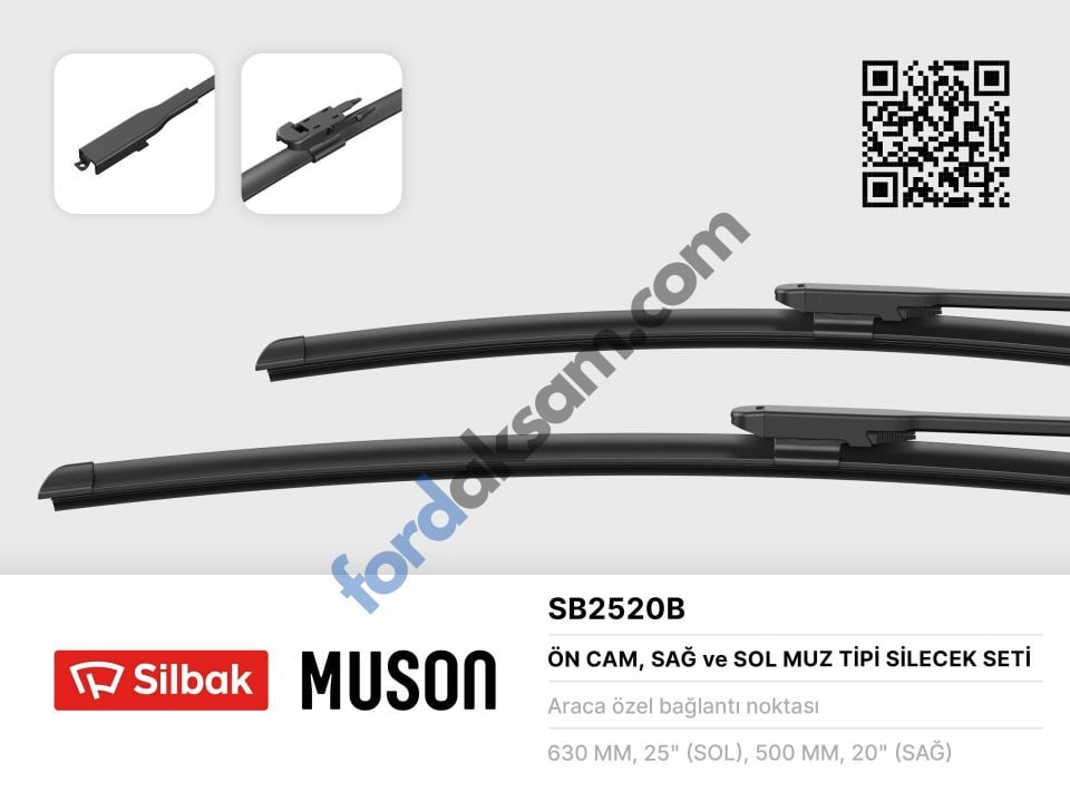 SILECEK SUPURGESI (600+500) KUGA III 2020>