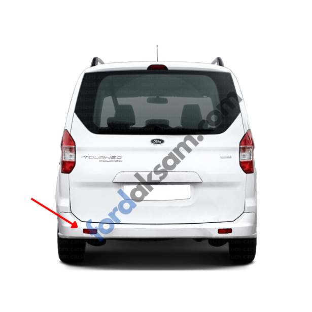 Ford Courier Arka Tampon Reflektörü Sol 2014-2023