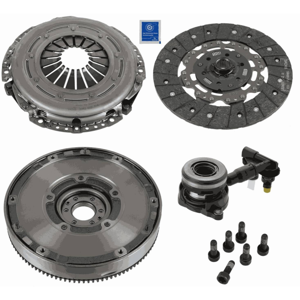 Ford Focus 1.6 TDCİ Volantlı Debriyaj Seti Komple 2012-2017 | SACHS
