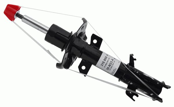 Ford Fiesta Ön Amortisör Sol 2013-2017 | SACHS