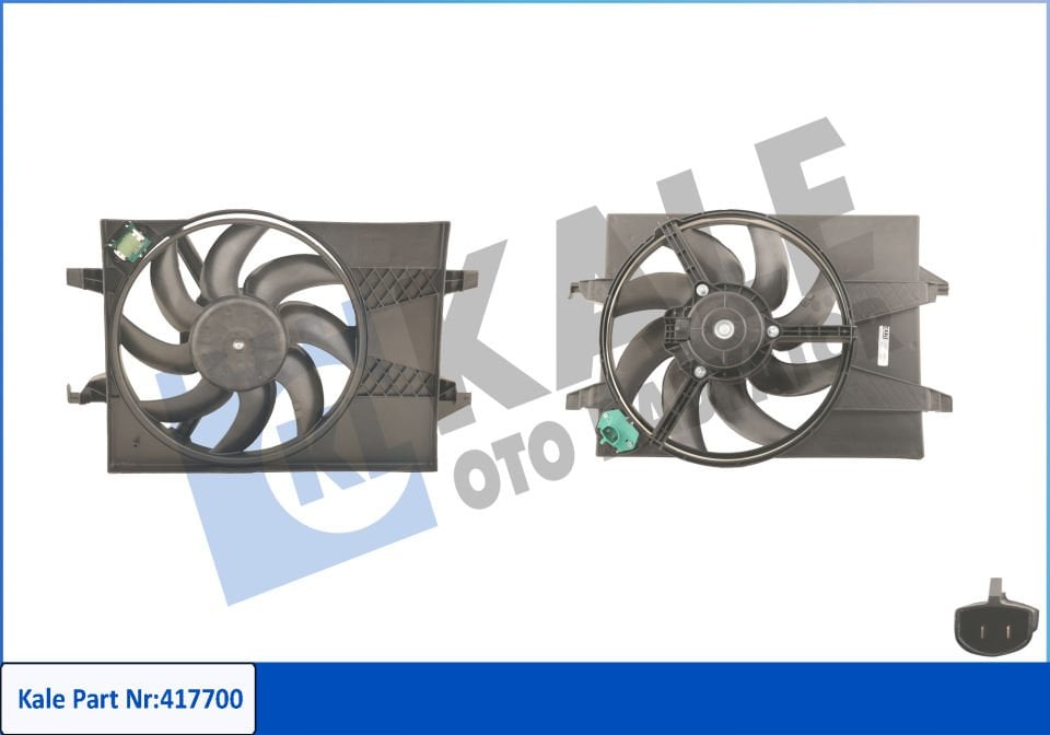 FAN MOTORU KOMPLE (+AC) FIESTA 1.4 TDCI 02- | KALE