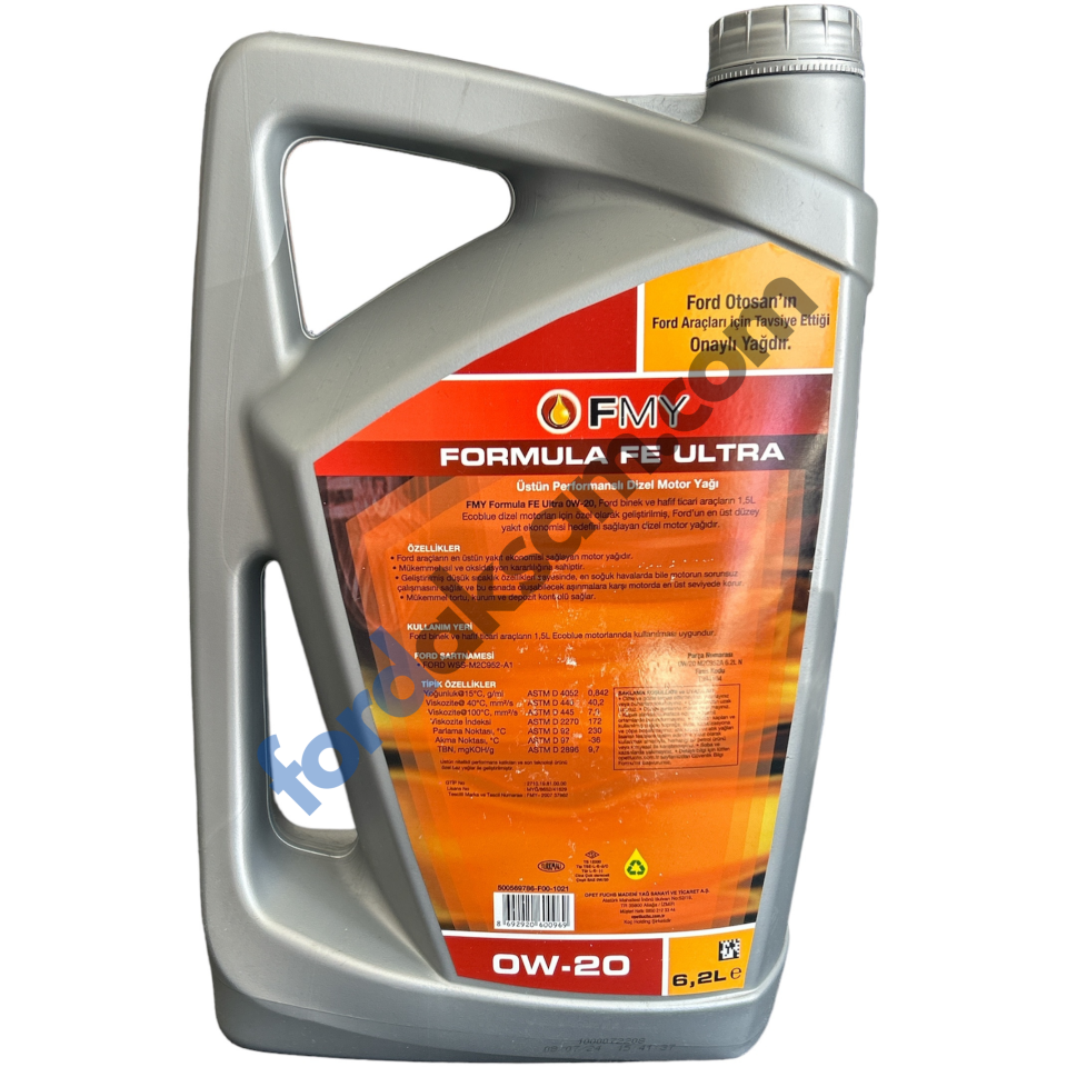 0W/20 6.2L Motor Yağı | FMY (Ford Motor Yağları)